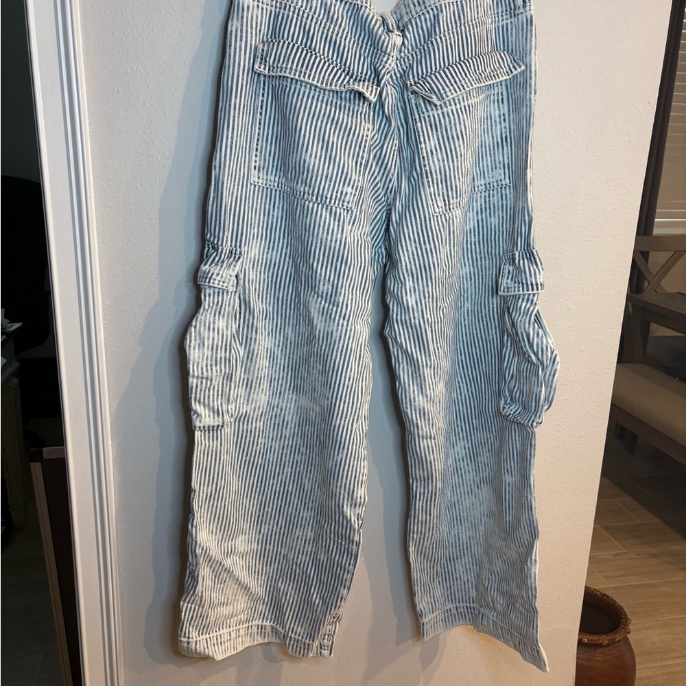 Striped Cargo Pants